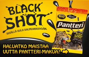 Kokeile ilmaiseksi Pantteri Black Shot karkkeja